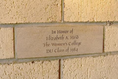 Betty Heid's brick