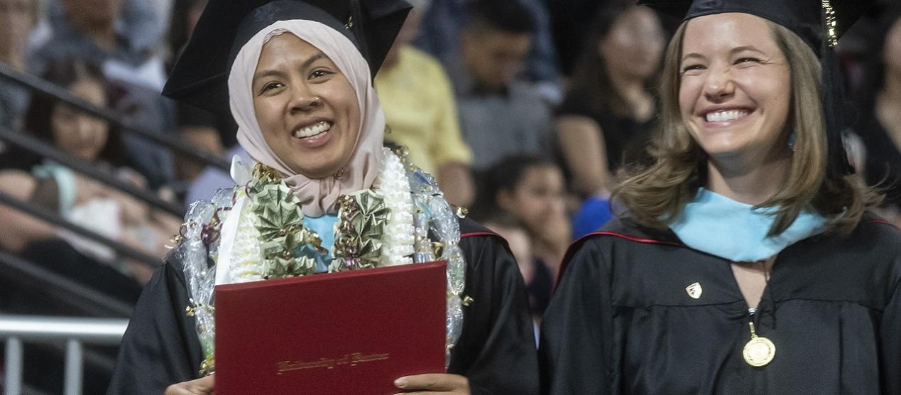 Grad Commencement students