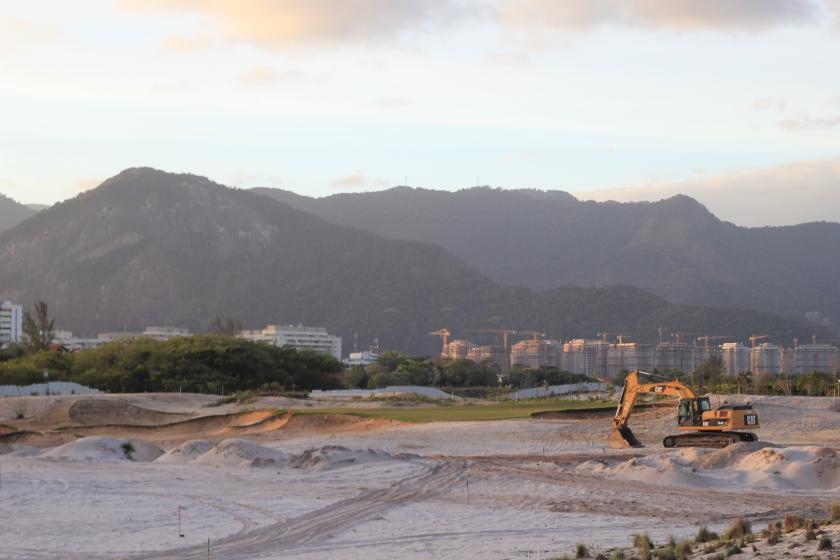 The Olympic Golf Course Construction of hole #15